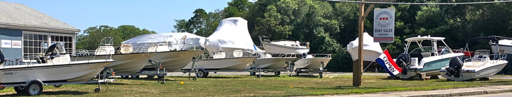 Boston Whalers at Burr Brothers Boats